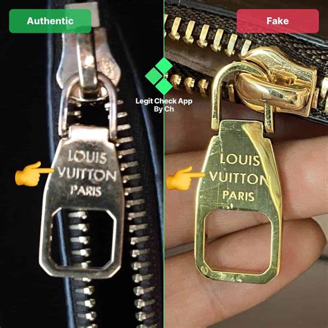 louis vuitton zipper real vs fake|louis vuitton false product id.